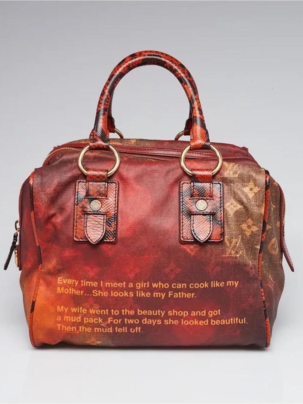 Louis Vuitton Limited Edition Richard Prince Mancrazy Jokes Bag